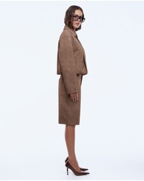ENA PELLY - Ana Suede Bomber Jacket