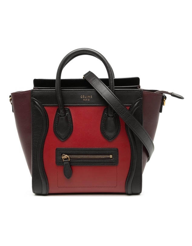 Pre-Loved by Azura Reborn - Pre-Loved Nano Tricolor Leather Luggage Tote
