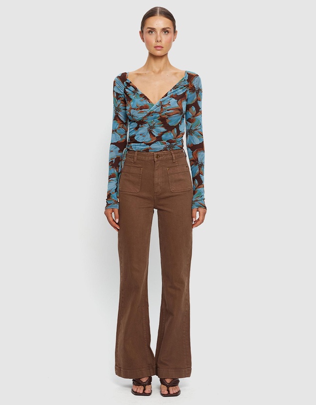 KIVARI - Nieve Mesh Top