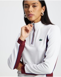 Lacoste - Heritage Quarter Zip Sweat