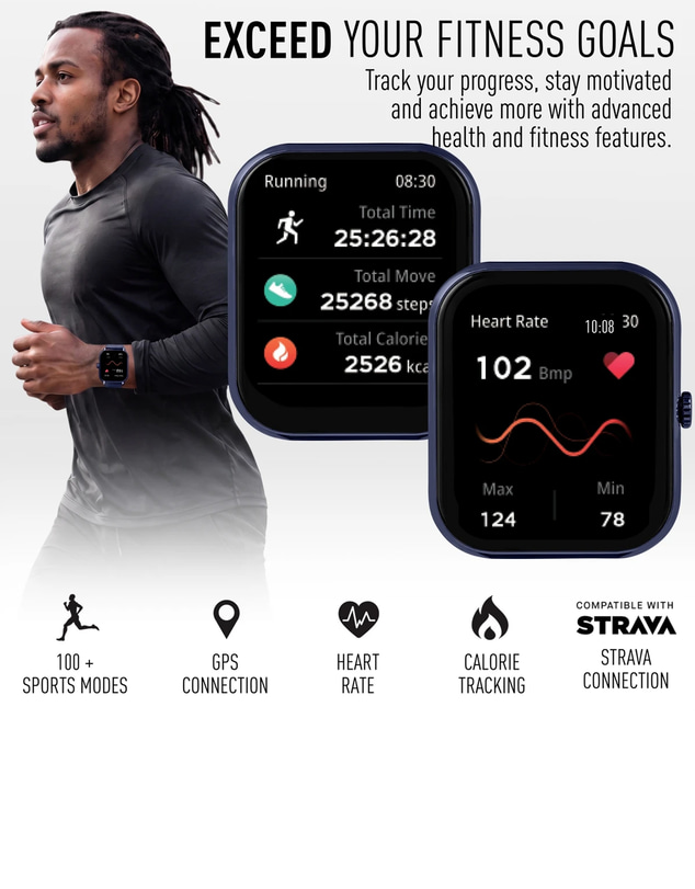Reflex Active - Nexus Lite Navy Smart Watch