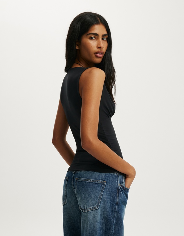 Cotton On - Hold Me Gathered V Tank