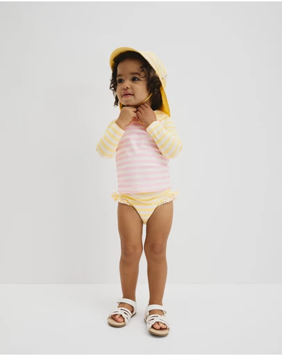 Country Road - Long Sleeve 3 Piece Swim Set