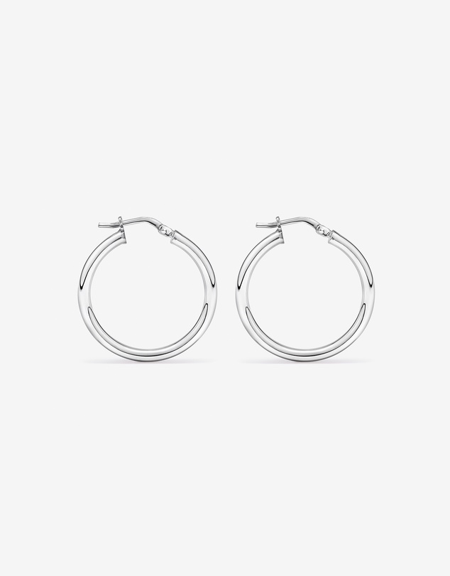 Michael Hill - 20mm Round Hoop Earrings in Sterling Silver