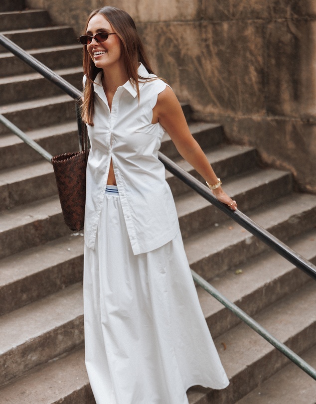 Petal & Pup - Christine Maxi Skirt - White