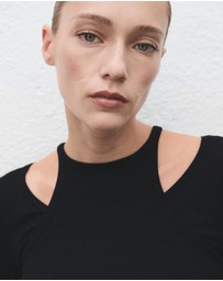 M.N.G - Ribbed Combined T-Shirt