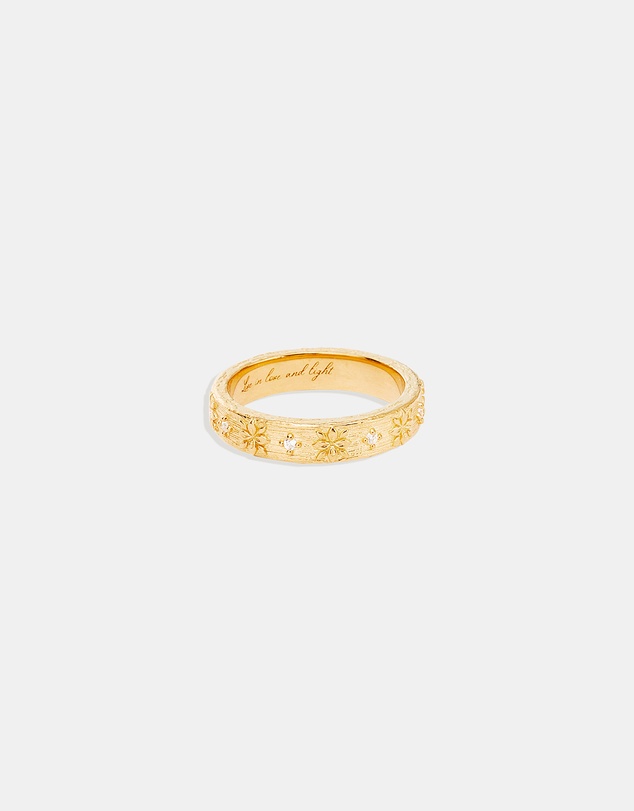 By Charlotte - Gold Live in Grace Ring