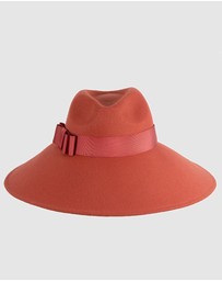 Max Alexander - Wide Brim Orange Winter Hat