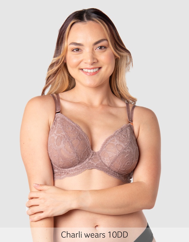 Hotmilk Maternity Lingerie - Heroine Plunge Nursing Bra - Flexiwire