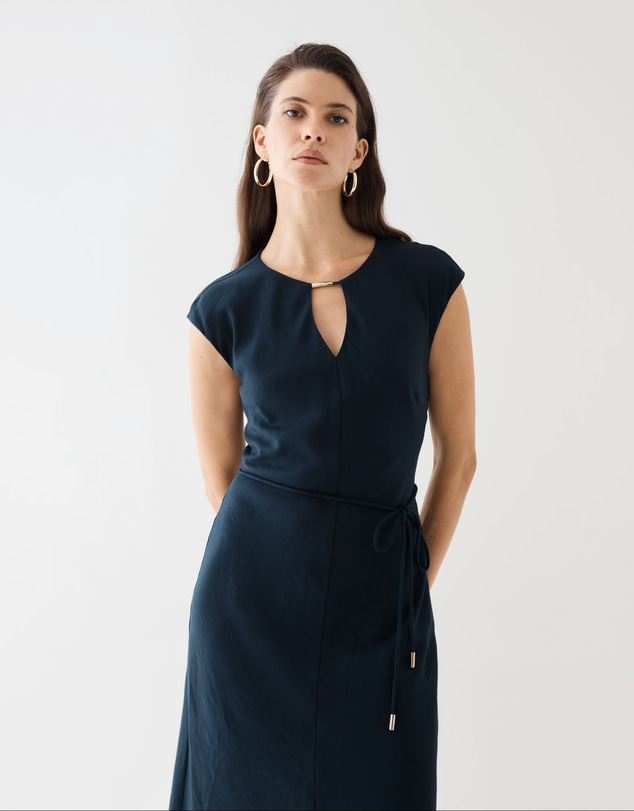 Forcast - Phoebe Linen Blend Maxi Dress