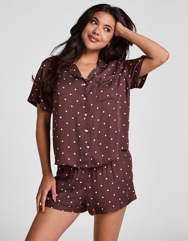 Hunkemoller - Satin Print Sleep Shirt