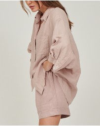 Carlotta + Gee - 100% Linen Shorts