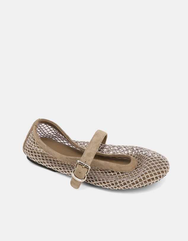 Nokwol - Lucky Taupe Suede/Mesh