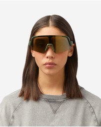 Hawkers Co - HAWKERS Nexus - Military Green Gold Sunglasses for Men and Women