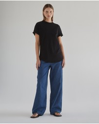 DRICOPER DENIM - Slouchy Black Tee