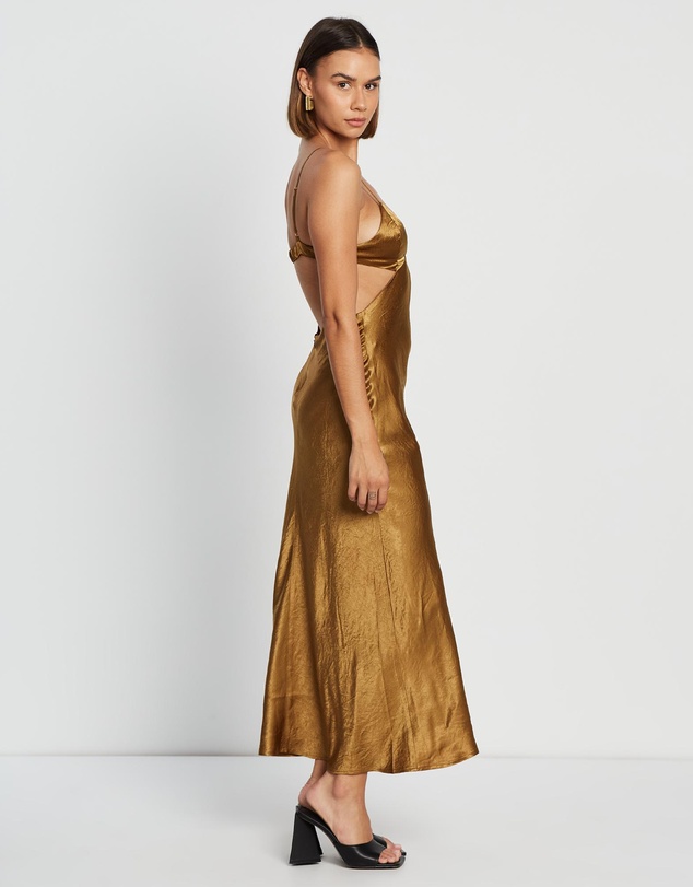 Third Form - Crush Bias Tri Midi Dress