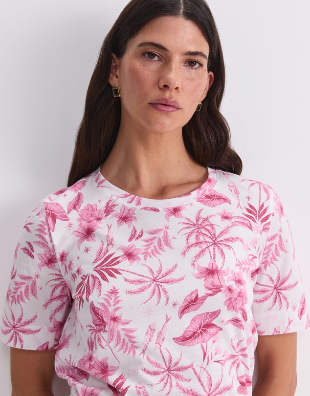 Sportscraft - Palm Print Merc Tee