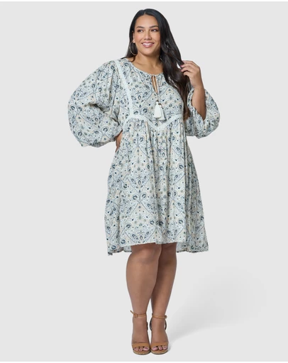 The Poetic Gypsy - Sea Breeze Mini Dress