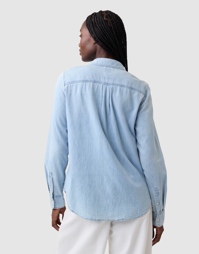 GAP - Organic Cotton Denim Classic Shirt