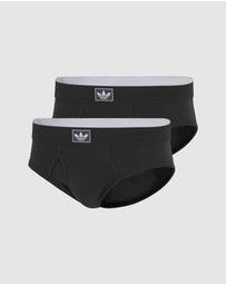 adidas Originals - 2 Pack Comfort Cotton Rib Hip Brief