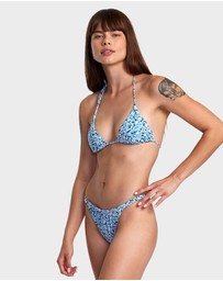 RVCA - Sprinkles Double Strap Skimpy Bikini Bottom