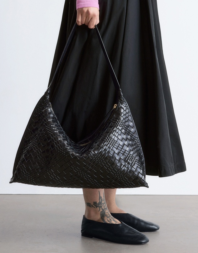 & Other Stories - Interwoven Leather Tote Bag