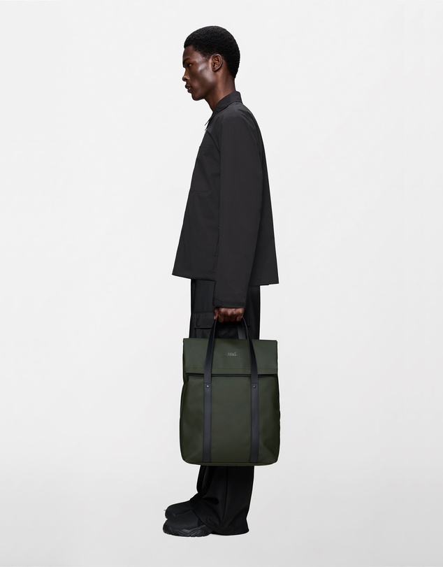 RAINS - 2 Way Tote Backpack Green