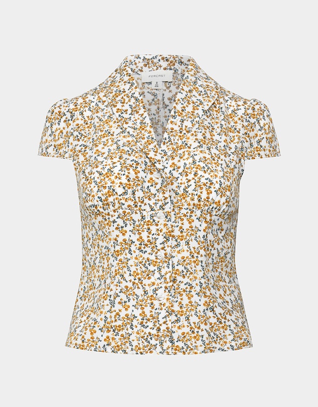 Forcast - Roxanne Floral Cap Sleeve Top