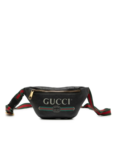 Pre-Loved by Azura Reborn - Pre-Loved Small Grained Calfskin Logo Belt Bag