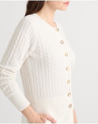 David Lawrence - Perle Wool Blend Cardigan