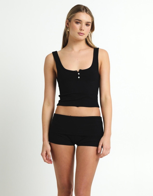 General Pants Co. Basics - Soft Knit Button Tank