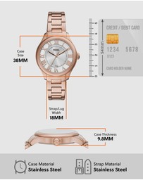 Fossil - Gilmore Rose Gold Tone Tone Analogue Watch