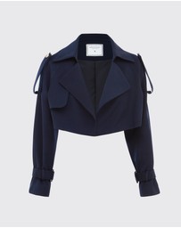 Belle & Bloom - Manhattan Cropped Trench