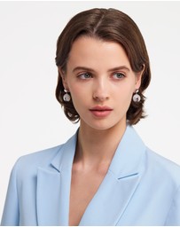 Furla - Furla Flow Crystal Silver-Tone Earrings