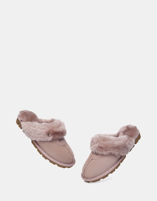 EVERAU - Australian Shepherd Ugg Waffle Slipper Sheepskin Upper House Shoes
