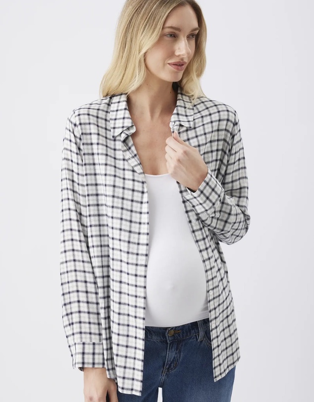 Ripe Maternity - Kay Check Shirt