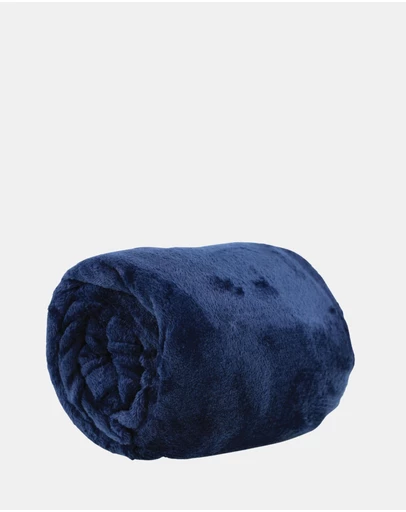 Milleni - Milleni Travel Blanket in Navy