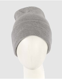 Max Alexander - European Made Grey Wool Beanie