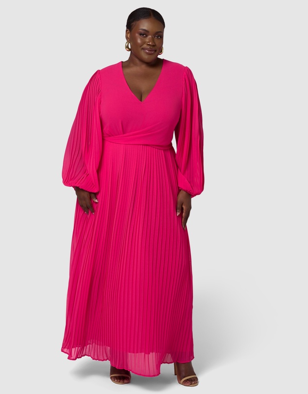 Pink Dusk by Curve Project - Seduce Maxi Dress