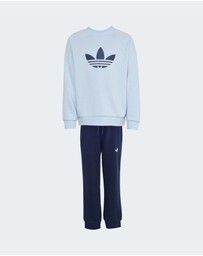 adidas Originals - Trefoil Loose Crew Set - Kids-Teens