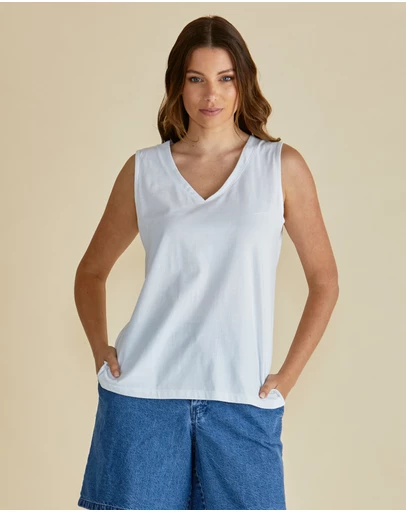 Betty Basics - Trinity V-Neck Tank