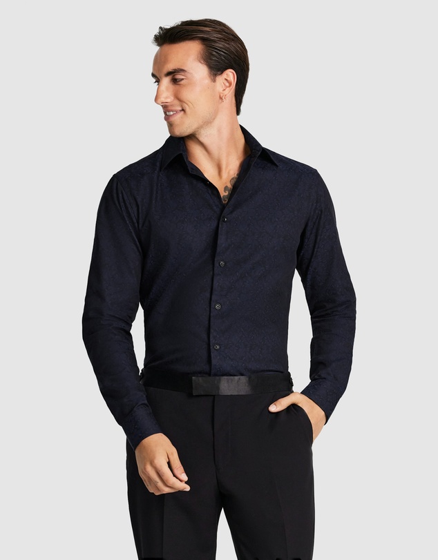 Tarocash - Anise Slim Floral Shirt