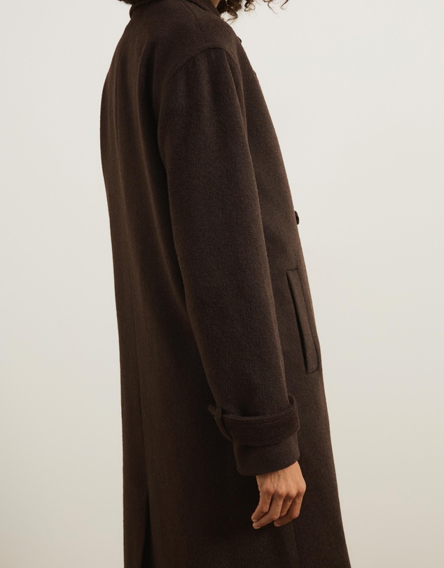 Atmos&Here - Layla Wool Blend Double Breasted Coat