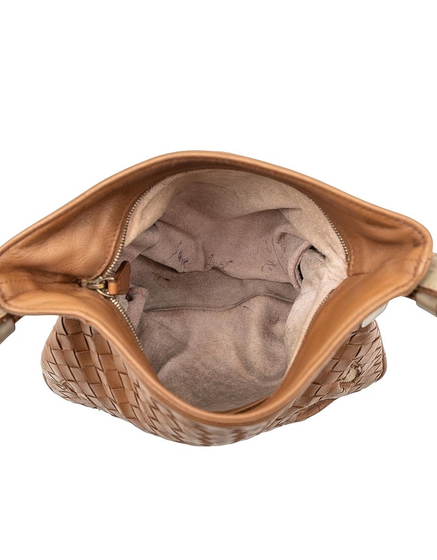 Pre-Loved by Azura Reborn - Pre-Loved Nappa Intrecciato Cutwork Crossbody