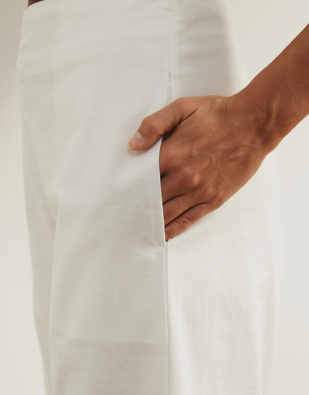 Atmos&Here - Nima Linen Blend Tailored Pants