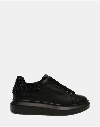 Steve Madden - Gaze-R Black/Black Sneakers