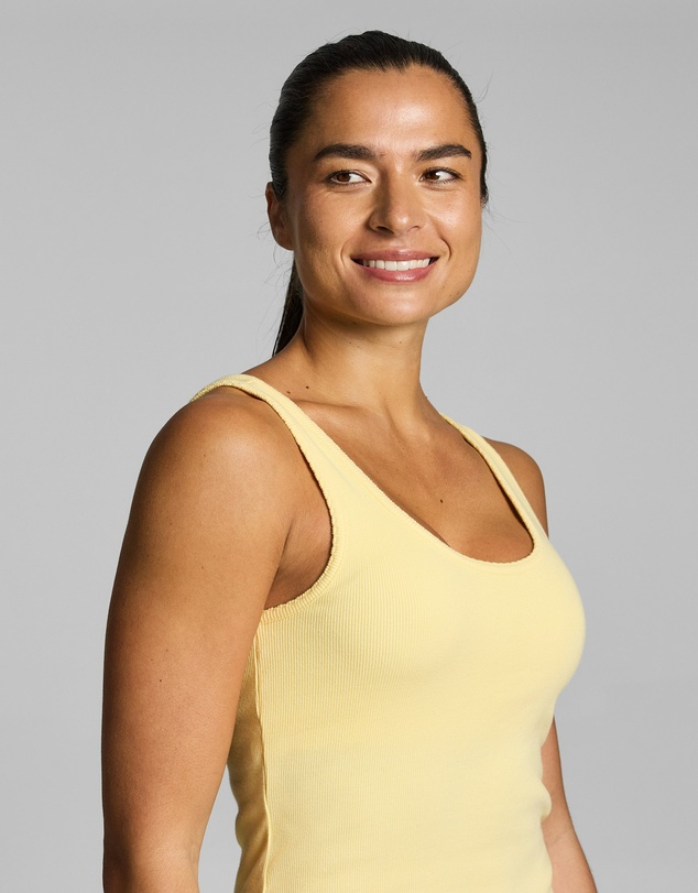 Rockwear - Rib Shelf Bra Low Support Singlet
