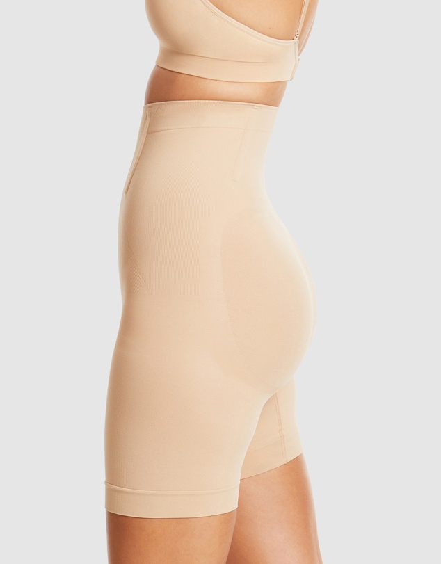 Ambra - It's a Cinch Hi Waisted Mid Thigh Short