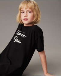 Calvin Klein Jeans - Girls Oversized Logo T-Shirt Dress