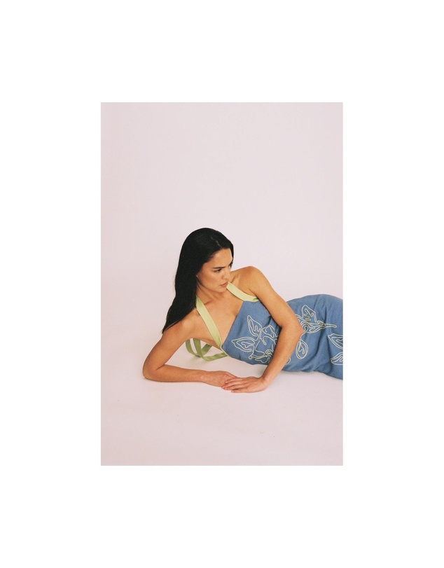 The Wolf Gang - Mirabelle Maxi Dress - Stone